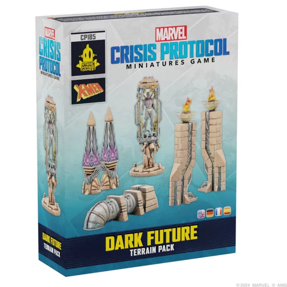 Marvel Crisis Protocol - Dark Future Terrain Pack terepkészlet, EN/FR/SP/DE