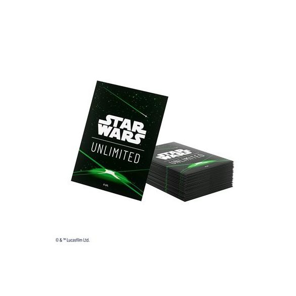 Gamegenic - Star Wars: Unlimited Art Sleeves - Card Back Green-GGS15055ML