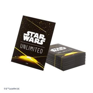 Gamegenic - Star Wars: Unlimited Art Sleeves - Card Back Yellow-GGS15056ML