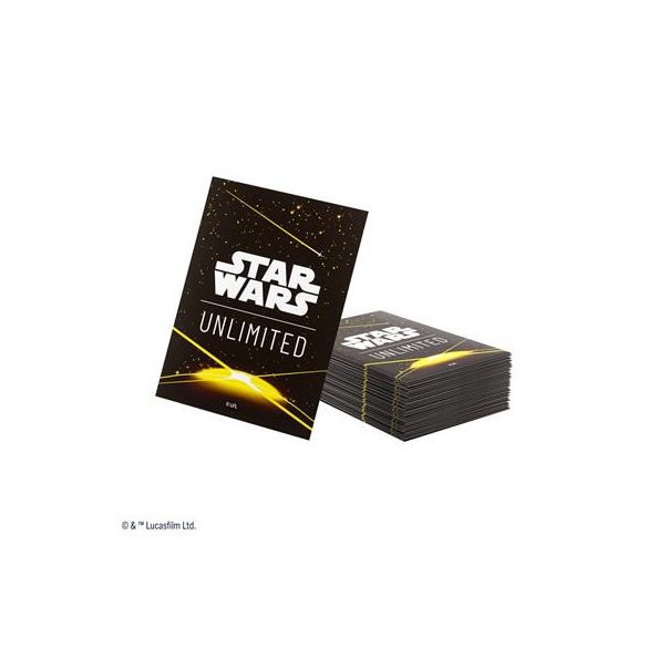 Gamegenic - Star Wars: Unlimited Art Sleeves - Card Back Yellow-GGS15056ML