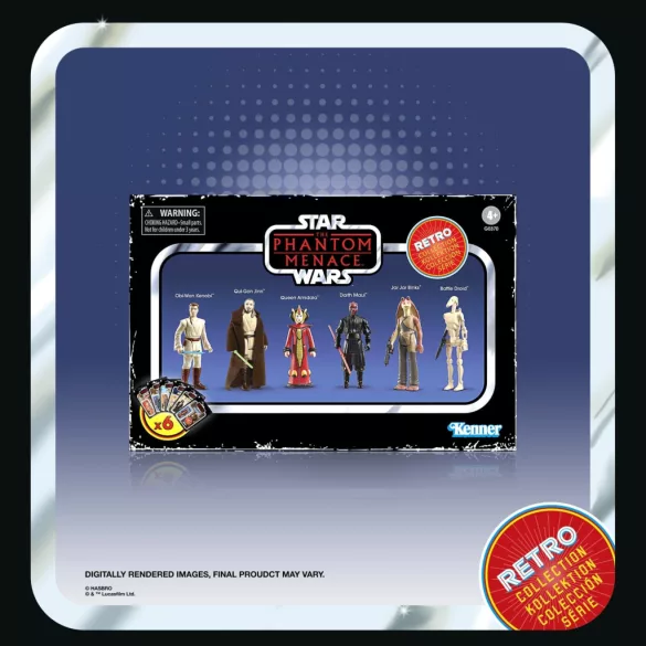 Star Wars The Retro Collection Star Wars: The Phantom Menace Multipack figura csomag