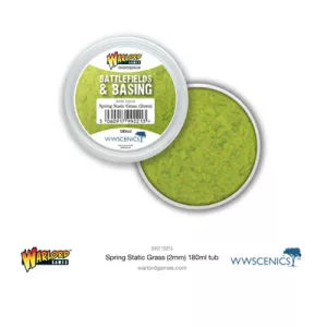 Battlefields & Basing: Spring 2mm Static Grass (180ml)-849110014