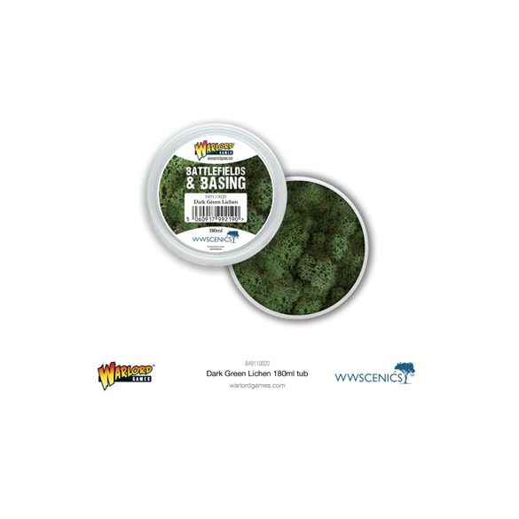 Battlefields & Basing: Dark Green Lichen (180ml)-849110020