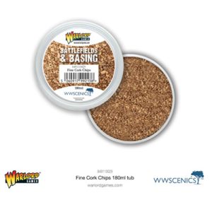 Battlefields & Basing: Fine Cork Chips (180ml)-849110029