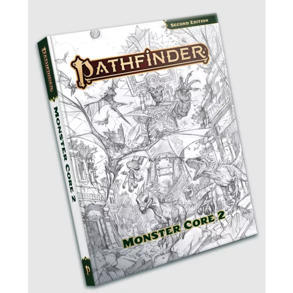 Pathfinder RPG: Pathfinder Monster Core Sketch Cover Edition (P2) - EN-PZO12003-SK