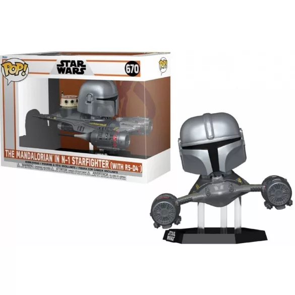Funko POP! Rides: MND S9 - The Mandalorian & N-1Starfighter-FK76549