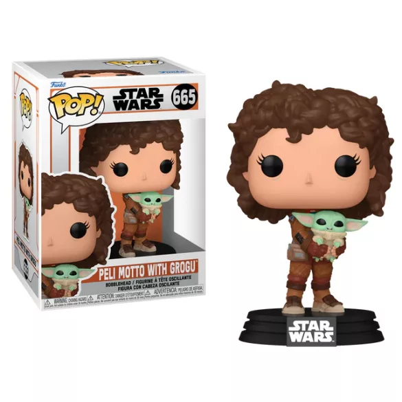 Funko POP! Vinyl: MND S9 - PeliMotto w/Grogu figura