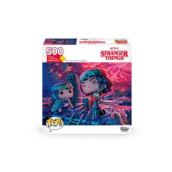 Funko Pop! Puzzles: Stranger Things S4 - Eddie w/ Guitar-FK74898