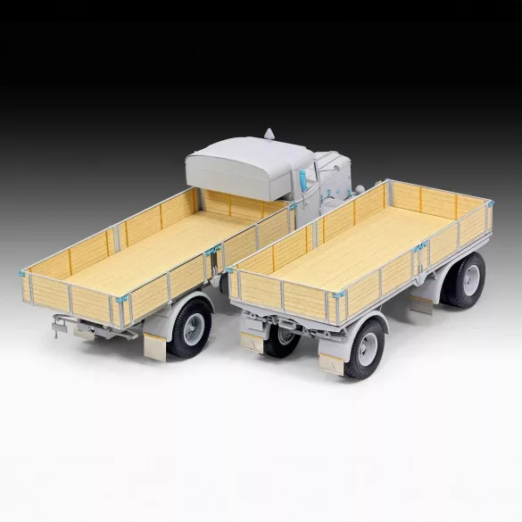 Revell: Büssing 8000 S 13 mit Trailer "Platinum Edition" 1:24-07580