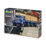 Revell: Büssing 8000 S 13 mit Trailer "Platinum Edition" 1:24-07580