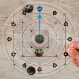 ENHANCE Tabletop RPGs 30ft Spell AoE Damage Template-ENTTADM100CLEW