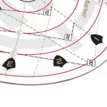 ENHANCE Tabletop RPGs 30ft Spell AoE Damage Template-ENTTADM100CLEW
