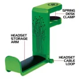 ENHANCE Enhance Clip-On Headphone Mount Green-ENUNHPM100GNEW