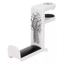 ENHANCE Clip-On Headphone Mount White - asztalra rögzíthető headset tartó