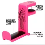 ENHANCE Enhance Clip-On Headphone Mount Pink-ENUNHPM100PKEW