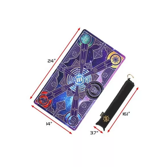 ENHANCE Trading Card Games TCG Playmat with Stitched Edges (Stars)-ENTTPC0500GAEW