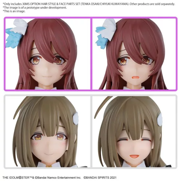 30 Minutes Sisters (30MS) - Option Hair Style & Face Parts Set - Tenka Osaki / Chiyuki Kuwayama