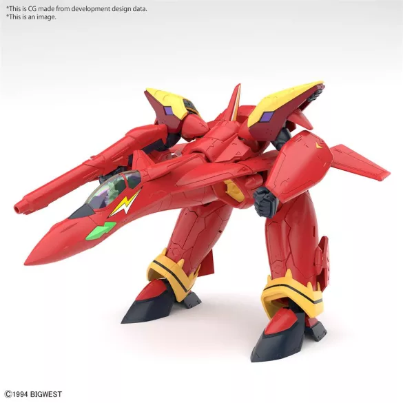 HG 1/100 VF-19 CUSTOM FIRE VALKYRIE WITH SOUND BOOSTER-MK66315