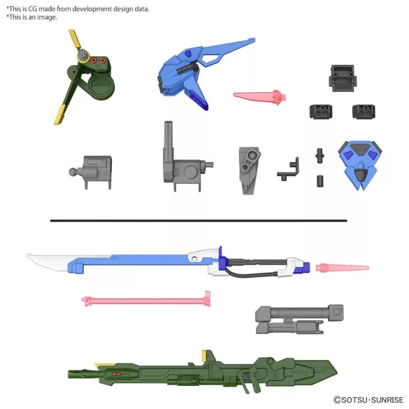 OPTION PARTS SET GUNPLA 02 (LAUNCHER STRIKER & SWORD STRIKER)-MK66693