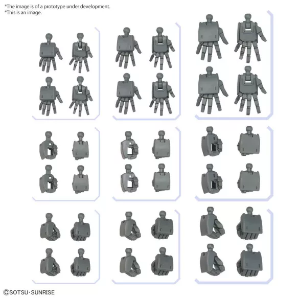 Mobile Suit Gundam SEED: Freedom - Option Parts Set 3 - Build Hands Edge-MK66707