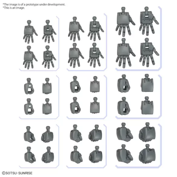 OPTION PARTS SET GUNPLA 04 (BUILD HANDS ROUND)-MK66706
