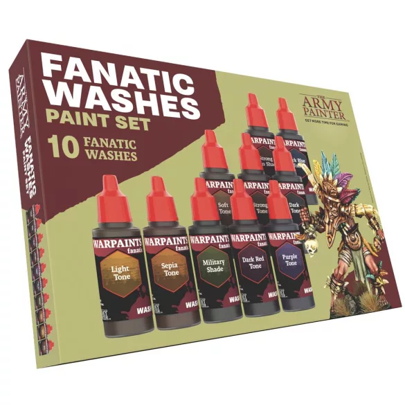 The Army Painter - Warpaints Fanatic: Washes Paint Set-WP8068P
