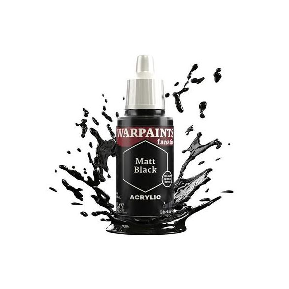 The Army Painter - Warpaints Fanatic: Matt Black-WP3001P