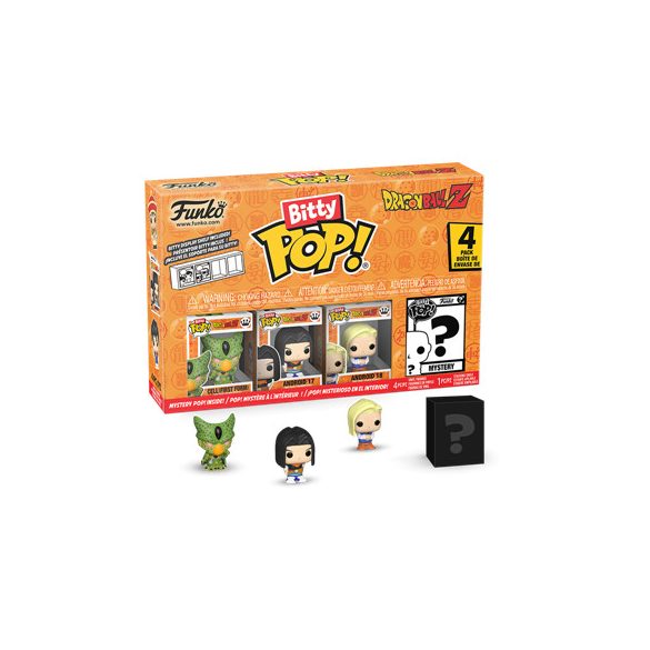Funko Bitty POP! DBZ - Cell (First Form) 4PK (3+1 Mystery Chase)-FK73024