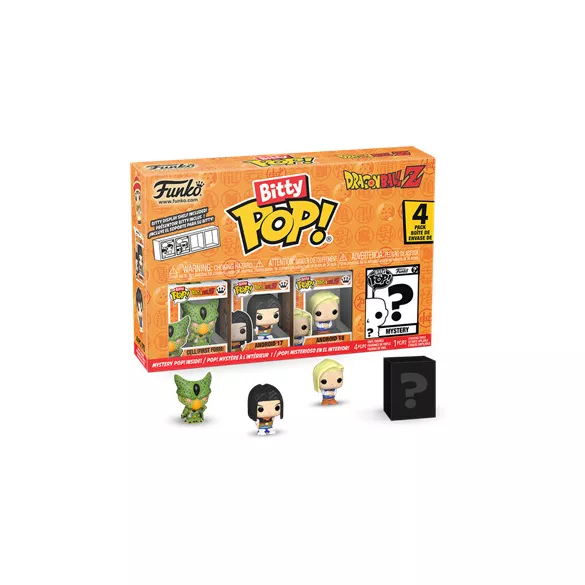 Funko Bitty POP! DBZ - Cell (First Form) 4PK (3+1 Mystery Chase)-FK73024