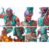 Conquest - Sorcerer Kings: Efreet Sword Dancers miniatűr egység