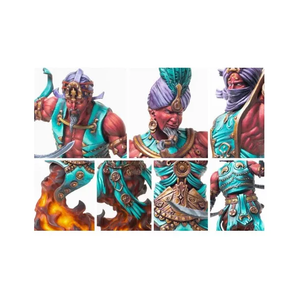 Conquest - Sorcerer Kings: Efreet Sword Dancers miniatűr egység