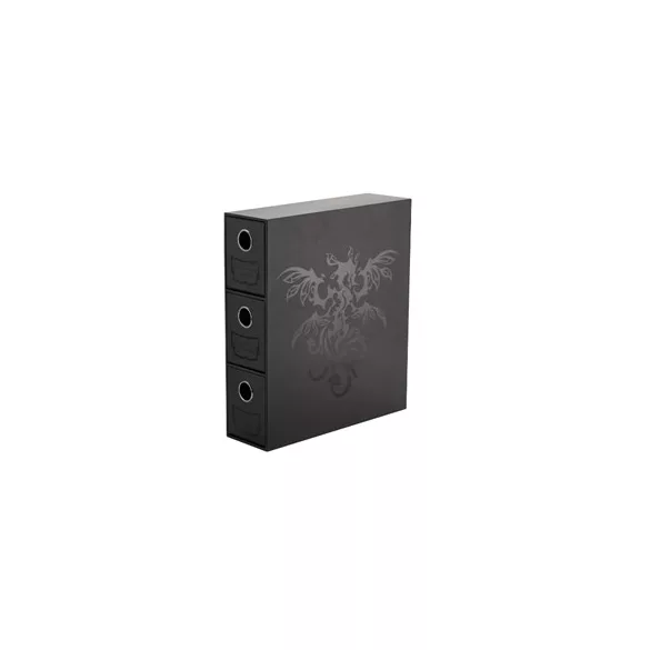 Dragon Shield Fortress Card Drawers - Black-AT-33700