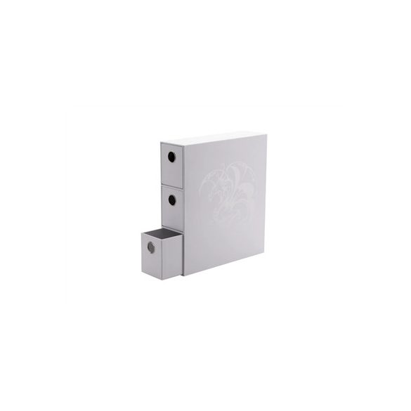 Dragon Shield Fortress Card Drawers - White-AT-33701