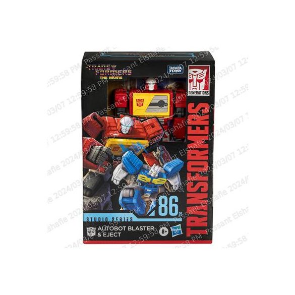 Transformers Studio Series Voyager The Transformers: The Movie 86-25 Autobot Blaster & Eject-F96545L0