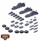 Dystopian Wars - Honourable Eclipse Company Battlefleet Set - EN-DWA990033
