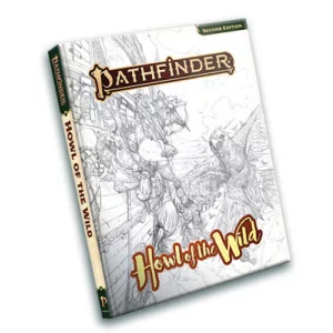 Pathfinder RPG: Howl of the Wild Sketch Cover Edition (P2) - angol nyelvű szabálykönyv