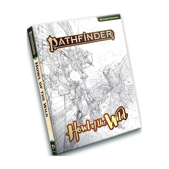 Pathfinder RPG: Howl of the Wild Sketch Cover Edition (P2) - angol nyelvű szabálykönyv