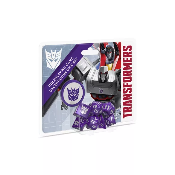 Transformers Roleplaying Game Decepticon Dice Set-RGS02634
