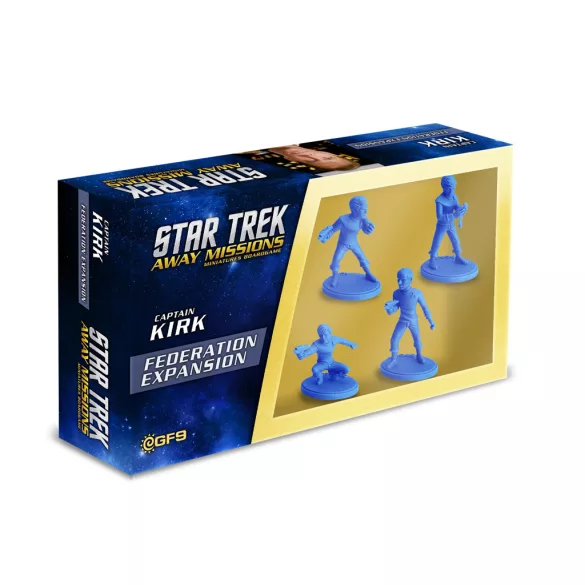 Classic Federation Away Team 1 miniatűr szett – Kirk, Spock, Bones, Chekov