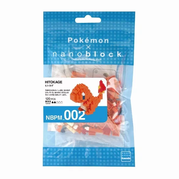 Nanoblock Pokémon - Charmander építőszett