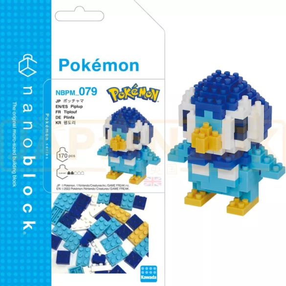 Nanoblock Pokémon - Piplup építőszett