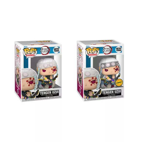 Funko POP! Anime: Demon Slayer - Tengen w/Metallic Chase (5+1)