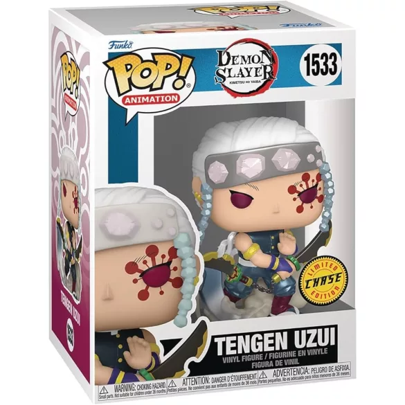 Funko POP! Anime: Demon Slayer - Tengen w/Metallic Chase (5+1)