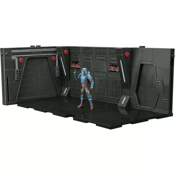 Star Wars The Vintage Collection Moff Gideon’s Imperial Light Cruiser Hallway játékszett figurával