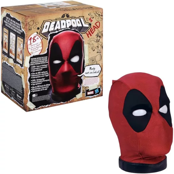Marvel Legends Deadpool’s Head prémium interaktív beszélő elektronikus fej