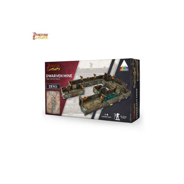 Dungeons & Lasers - Dwarven Mine Pre-painted - EN-DNL0078