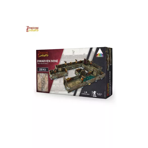 Dungeons & Lasers - Dwarven Mine Pre-painted - EN-T2462