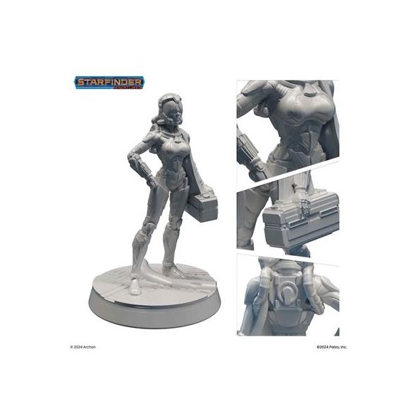 Starfinder Miniatures: Human Ace Pilot - EN-PSF0039
