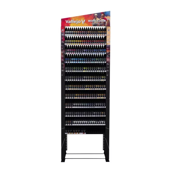 Vallejo - Model Color / CompleteRange - 220x18ml colors/auxiliaries + 8x35ml alcohol-based metallics-EX724FULL