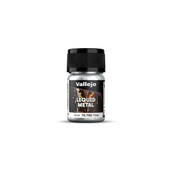 Vallejo - Liquid Gold / Alcohol-based metallics - Silver 35 ml-70790